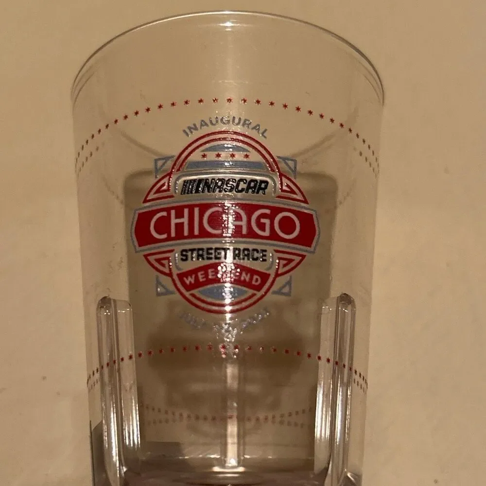 NASCAR Plastic Shot Glass Street Race Weekend 2023 Official Merch Bar Decor NWT
